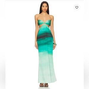 Baobab Riri Dress in Evergreen